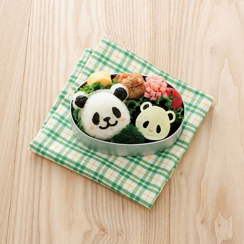 Panda Hoofd Onigiri Vorm