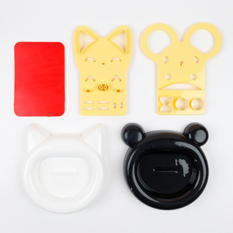 Kawaii dierlijke rijstvorm