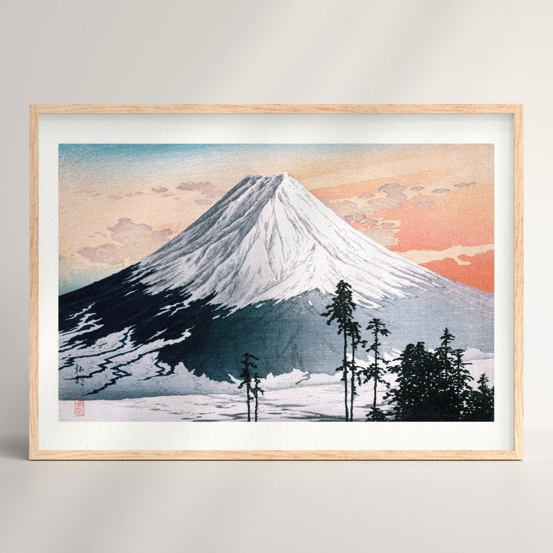 Mount Fuji Print Artwork A3