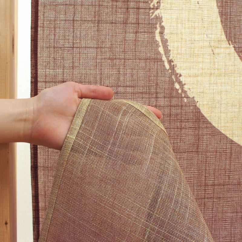 Noren Japans Enso Bruin - 85 x 150 cm