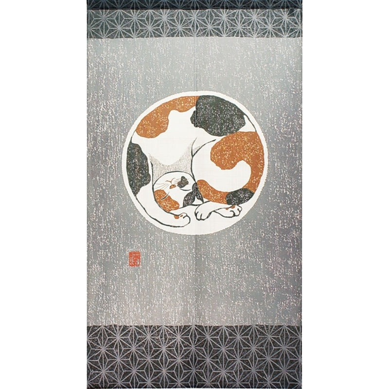 Noren - Kat Asanoha 85 x 150 cm