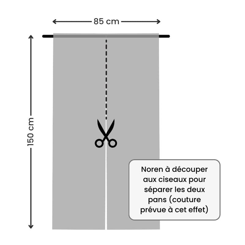 Japanse Noren Gordijn - Kersenbloesem