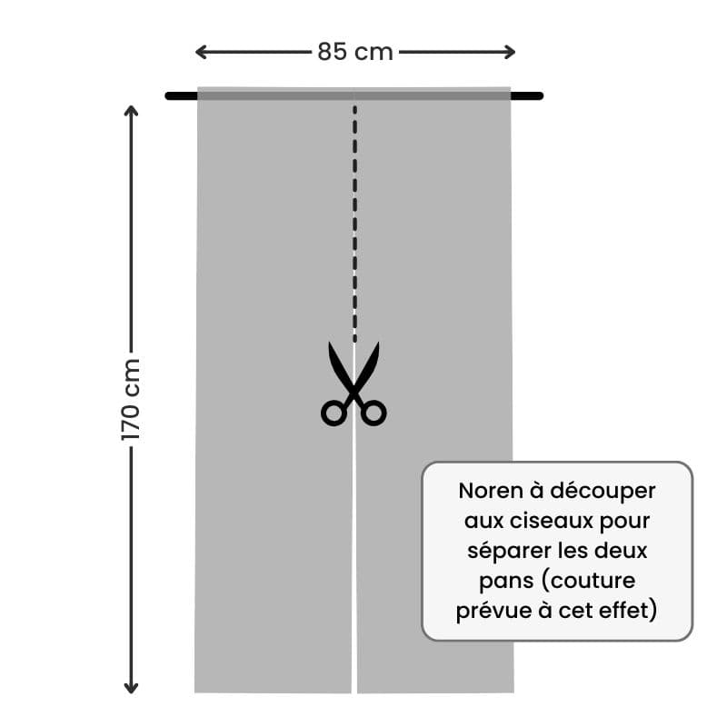 Japans Deurgordijn - Bloem