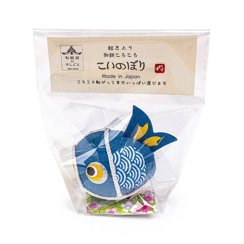 Okiagari Geluksbrenger - Blauwe Koi