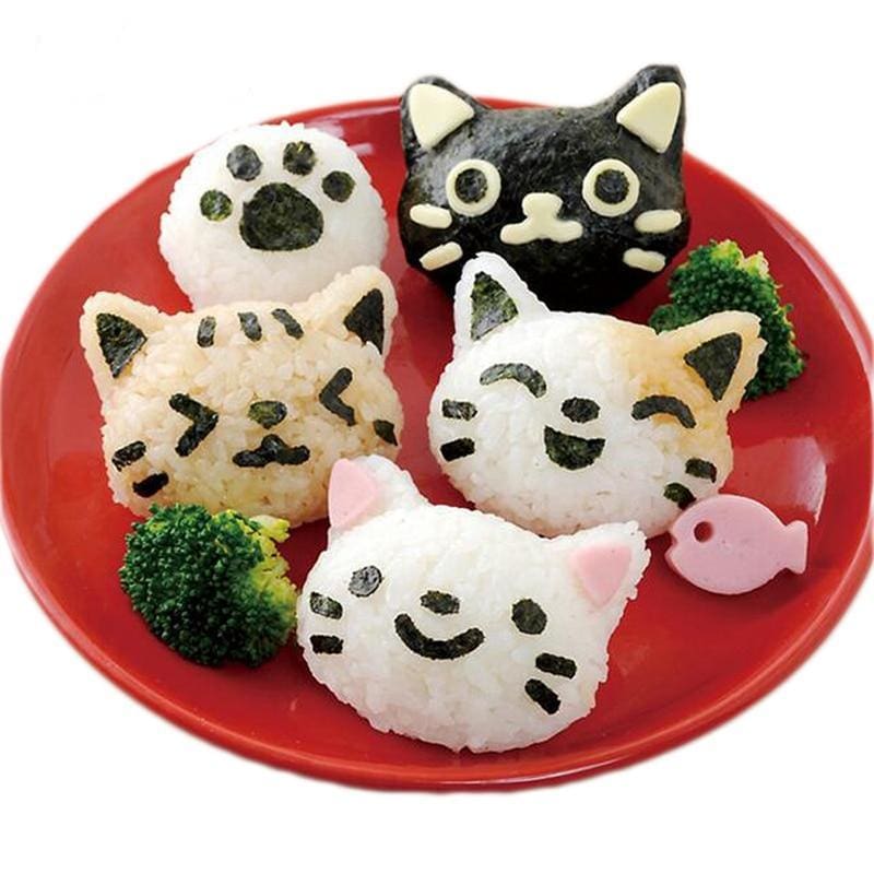 Onigiri Vorm Kattekop