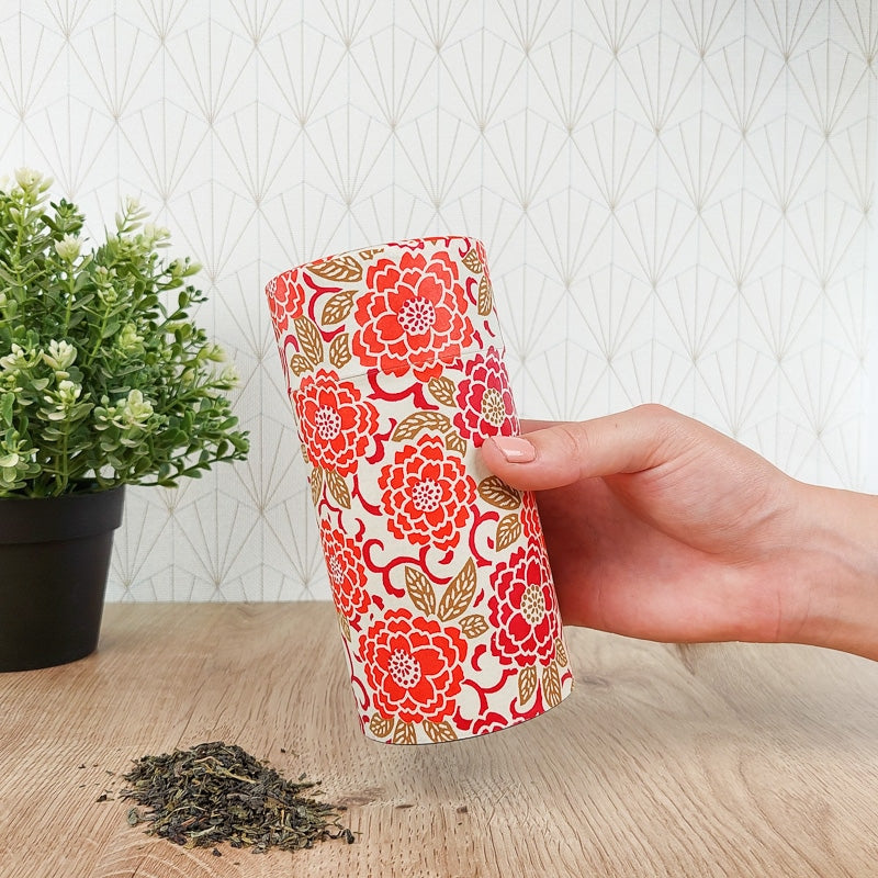 Oranje Washi Theeblik