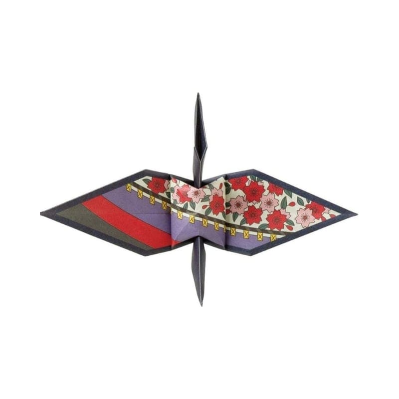Origami papier vouwen kraan Hanafuda