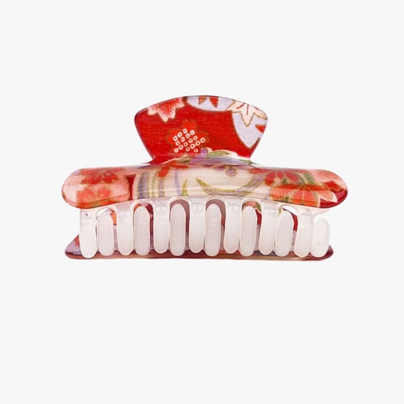 Rode Japanse Haarclip