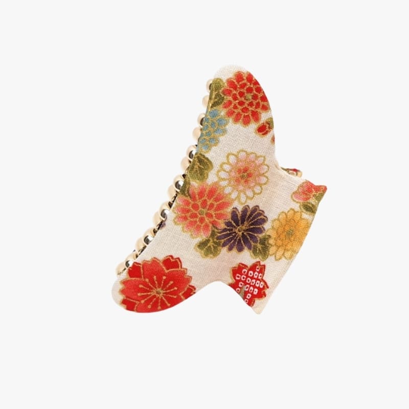 Japanse Haarclip Wit Stof