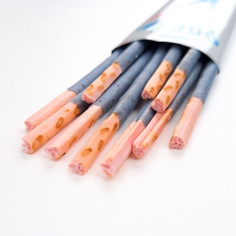 Pocky Stick en Coeur à la Myrtille