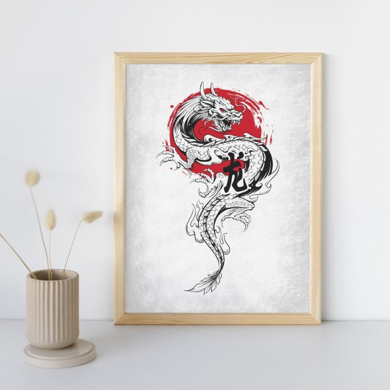 Poster - Draak & Zon A3