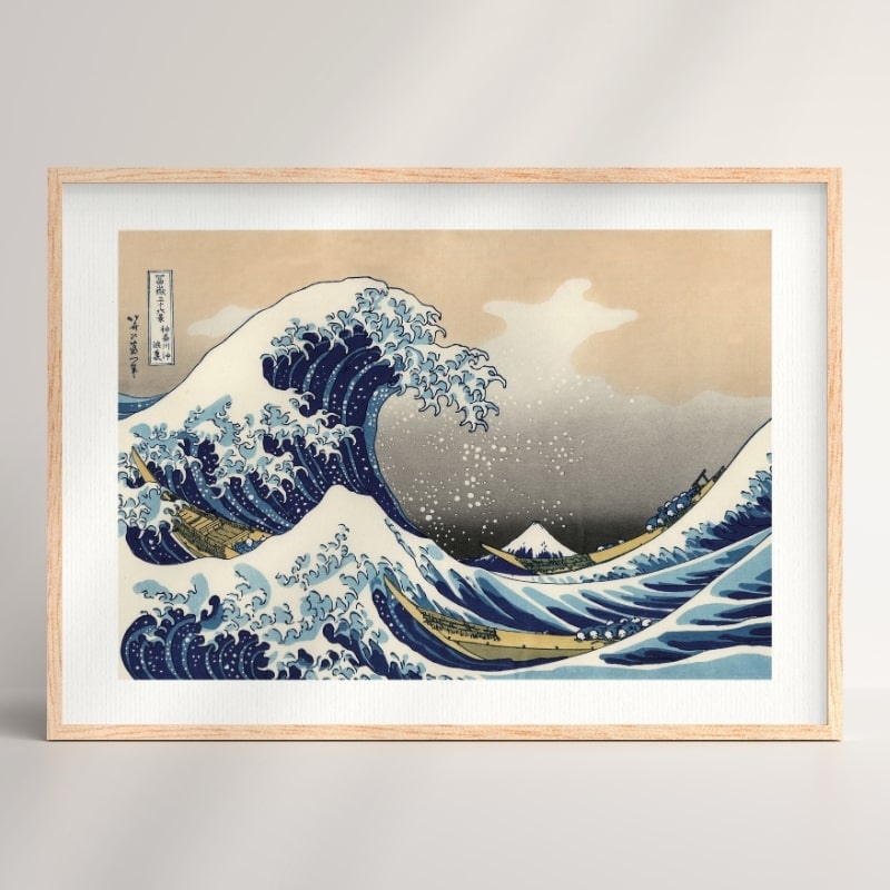 Poster - Hokusai Golf Kanagawa A3