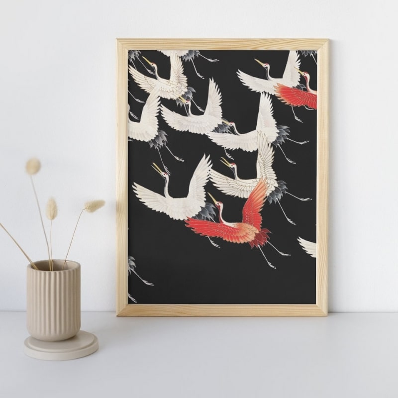 Poster Kraanvogel A3