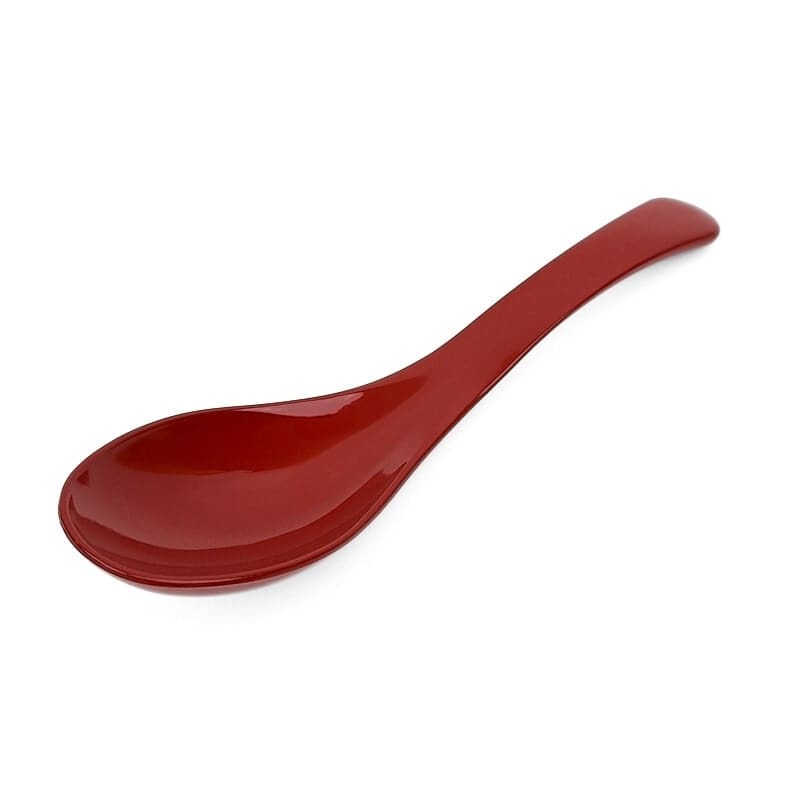 Ramenlepel van Hars – Rood Gelakt