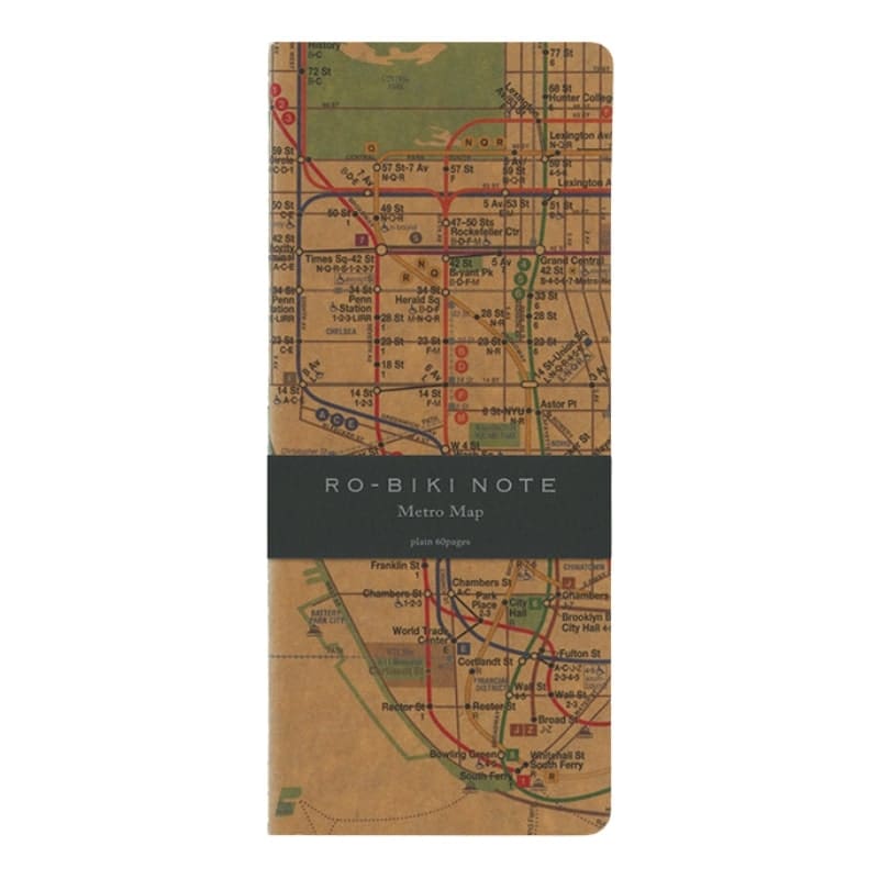 Ro-Biki Notitieboek - Metrokaart