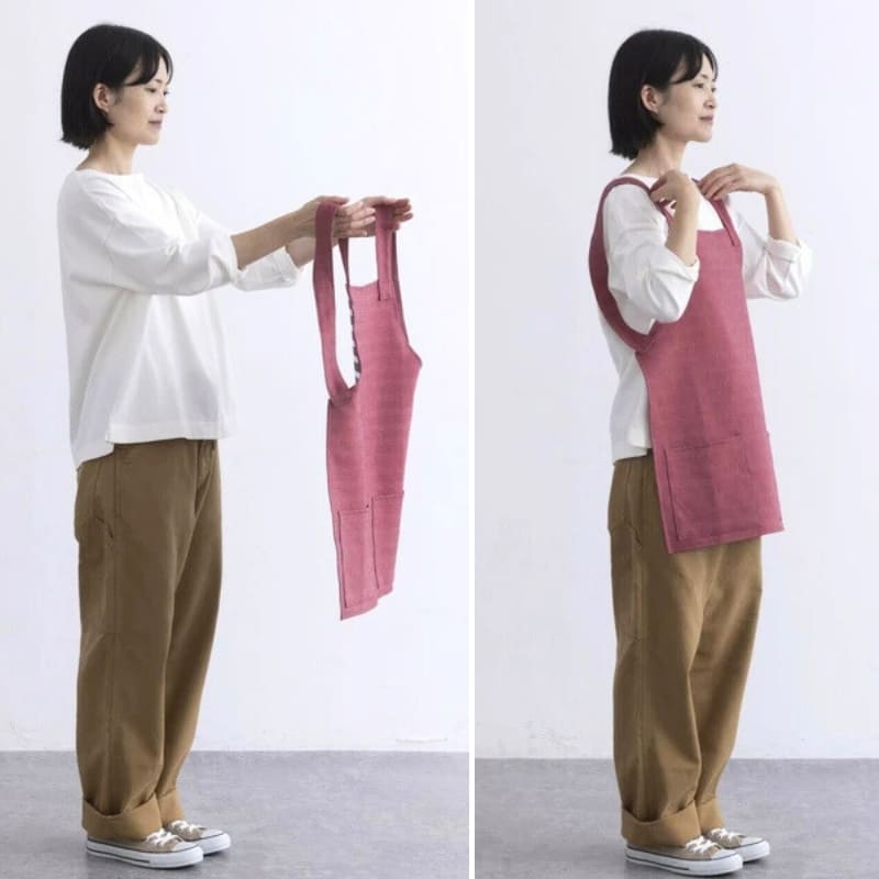 Rood Japans Schort - Unisex