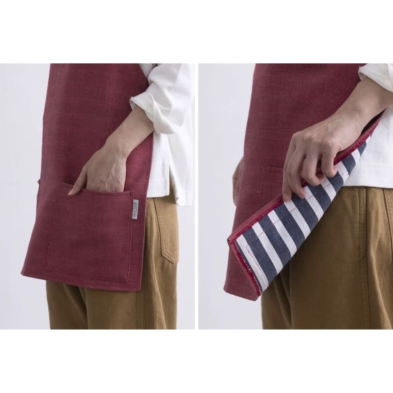 Rood Japans Schort - Unisex