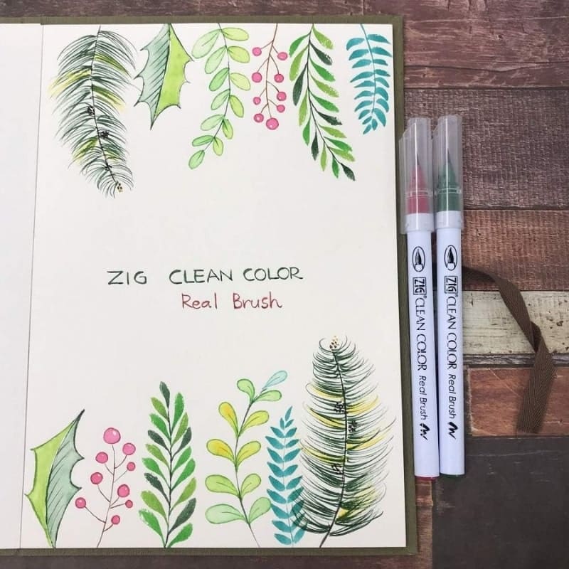 Set van 24 ZIG Extra-Fijne Penseelstiften