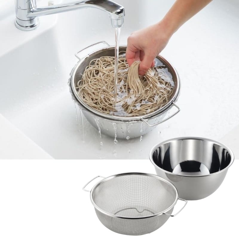 Japanse Rijstkom & Zeef Set