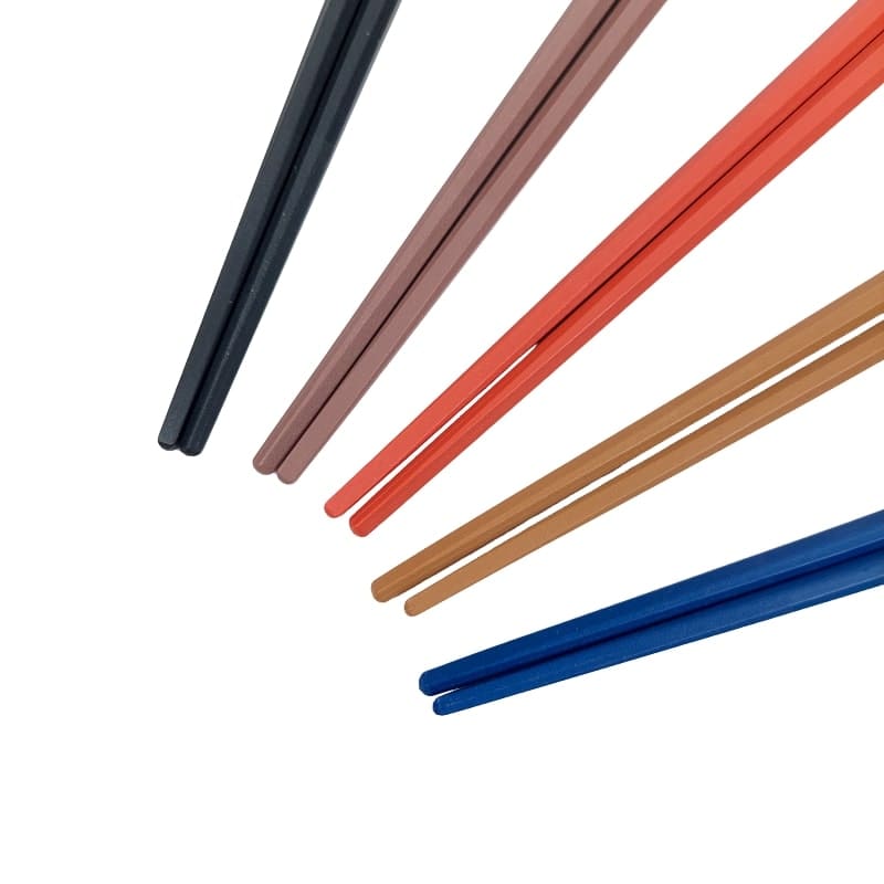 Set Japanse achthoekige eetstokjes