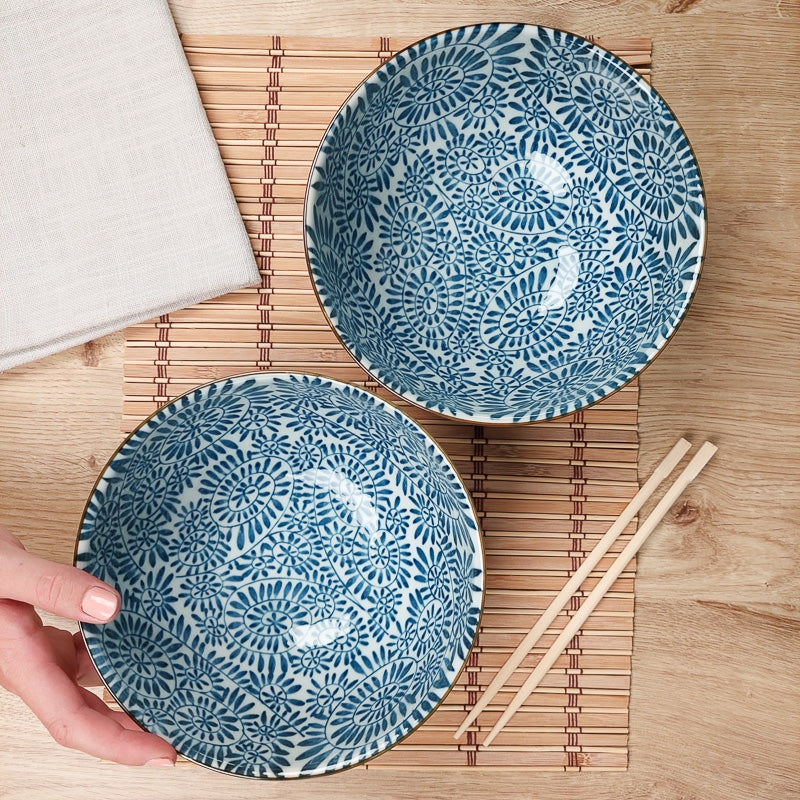 Set van 2 Grote Japanse Kommen