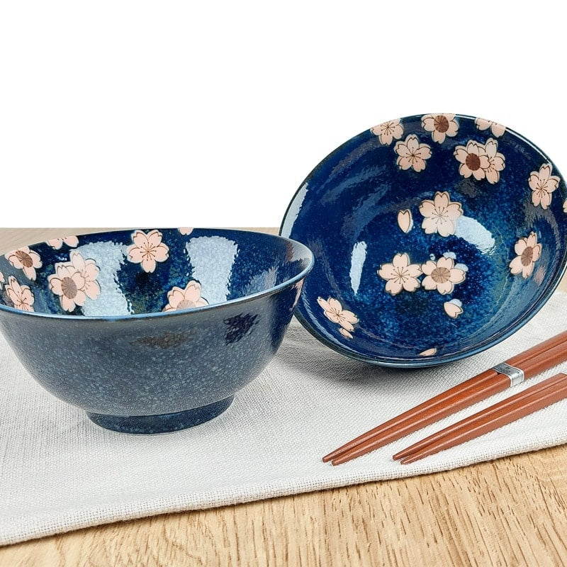 Set van 2 Japanse Kommen - Cherry Blossom