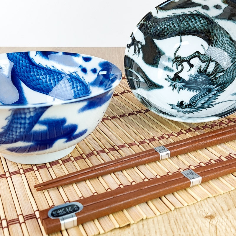 Set van 2 Japanse Kommen - Draak