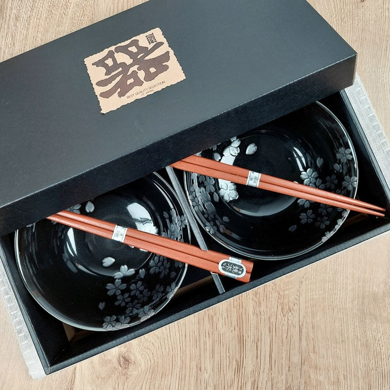 Set van 2 Japanse Kommen - Hanami