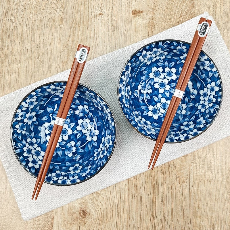 Set van 2 Japanse Rijstkommen