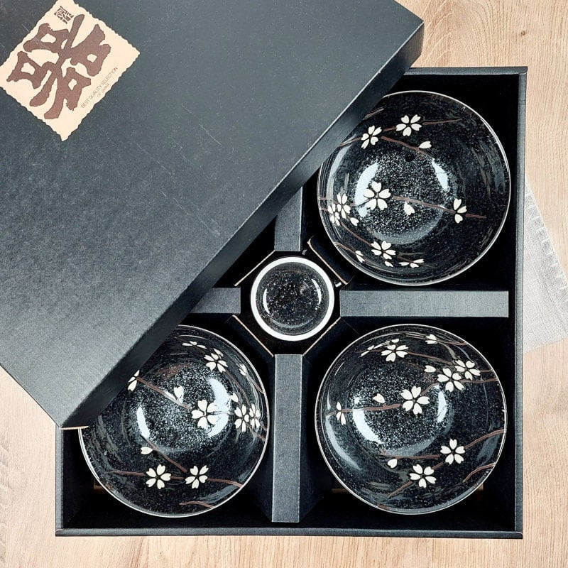 Set van 5 Japanse Kommen - Lente