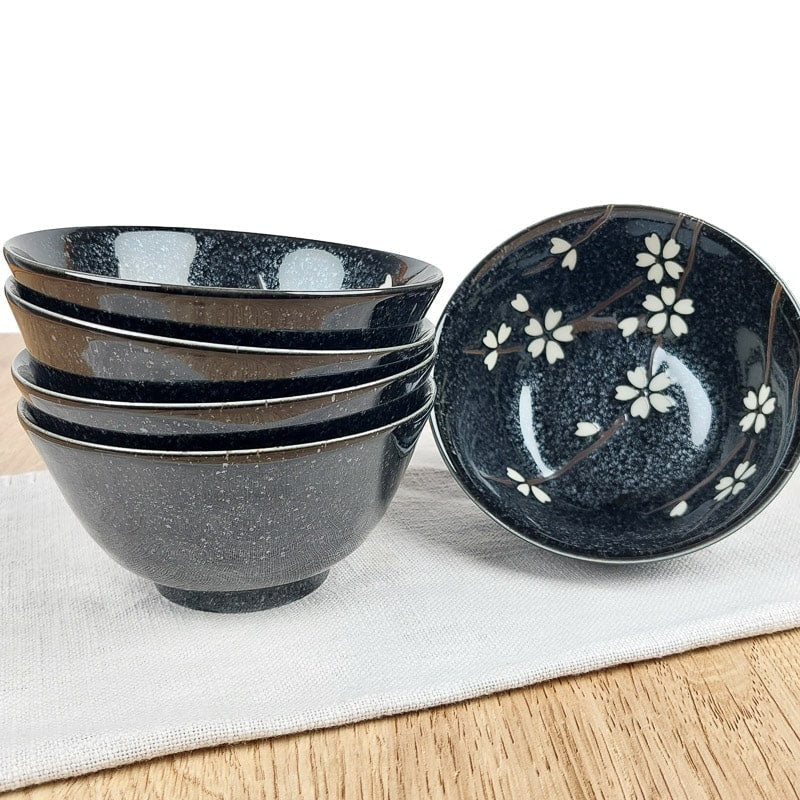 Set van 5 Japanse Kommen - Lente