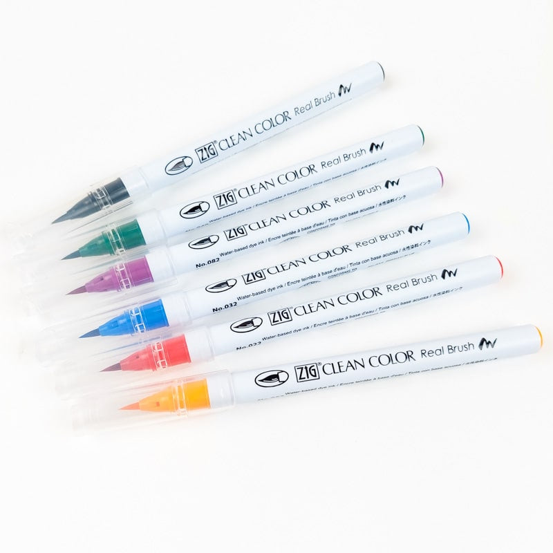 Set van 6 Extra Fijne Penseelstiften