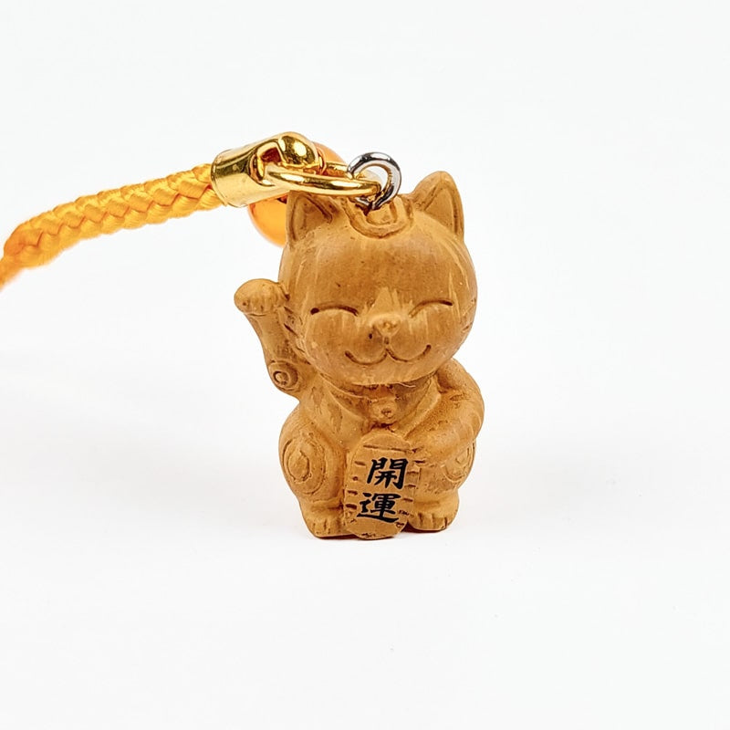 Sleutelhanger Maneki Neko Kat