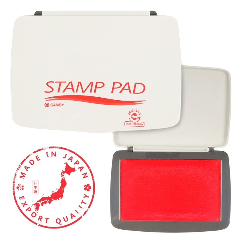Stempelkussen- Rood