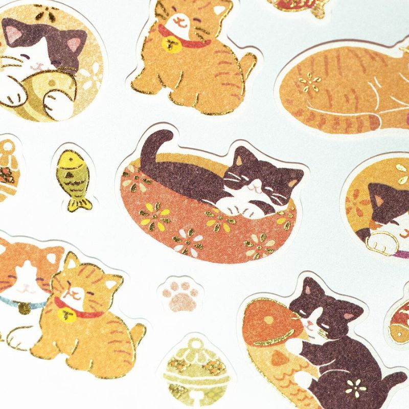 Japanse kattenstickers