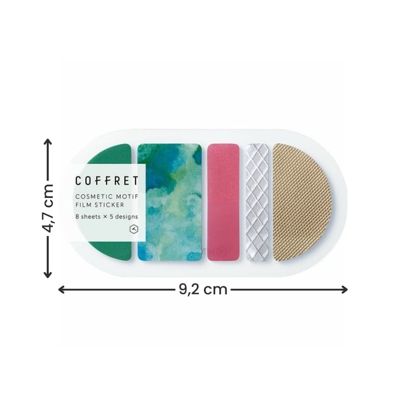 Sticker Doos Cosmetica Bosgroen