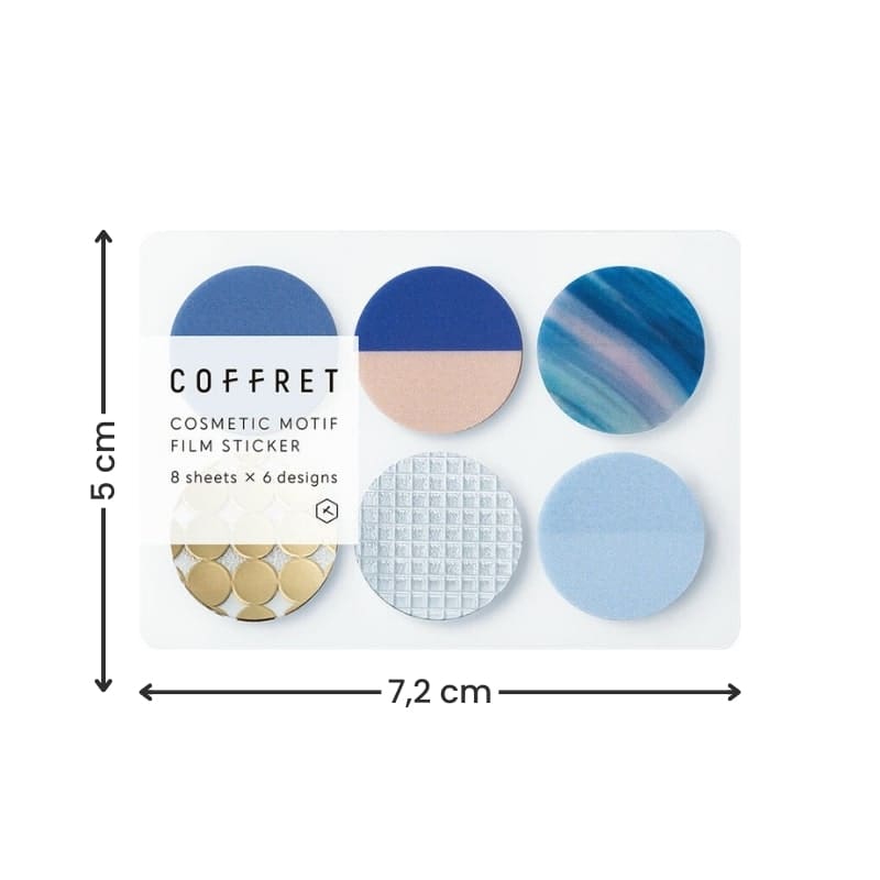 Stickers Cosmetica Doos Horizon Blauw