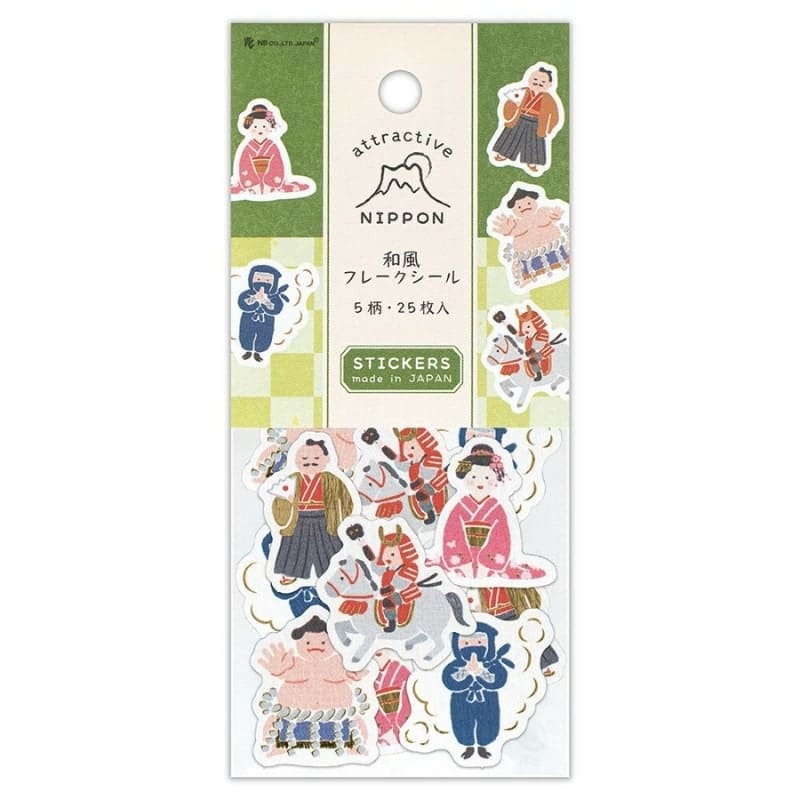 Stickers Flake Japanse Personages
