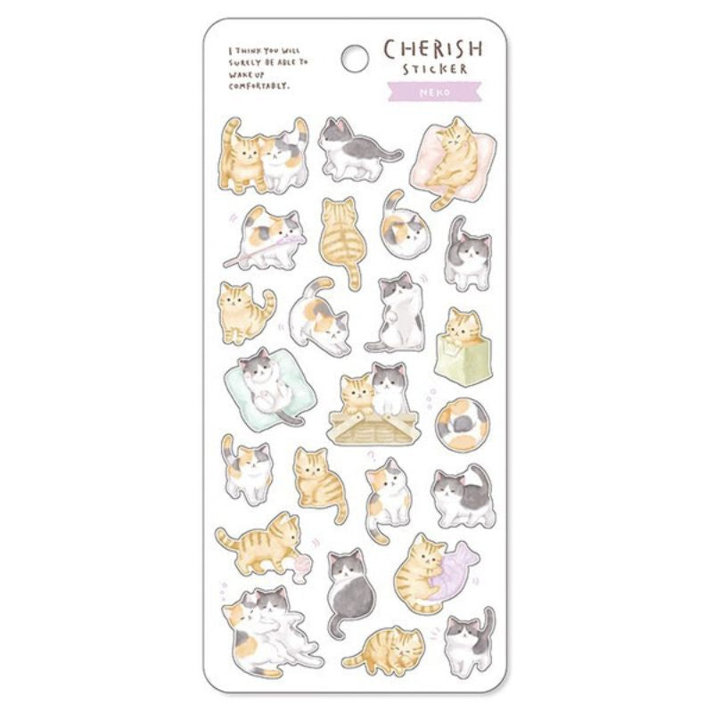 Japanse stickers Kawaii Neko