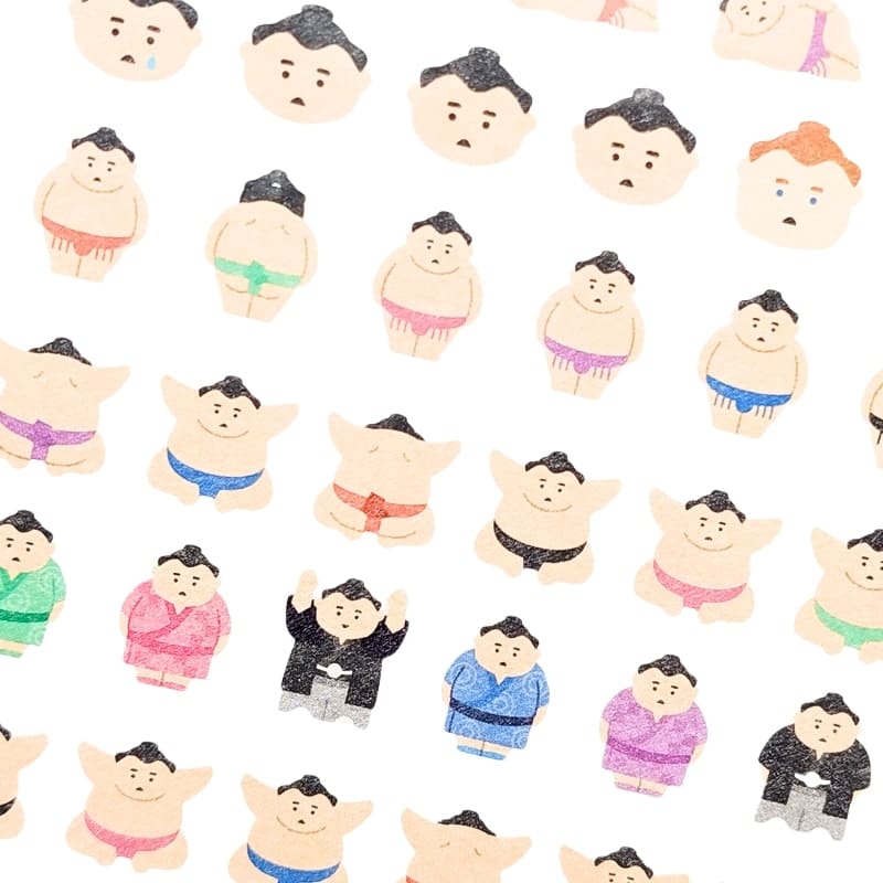 Stickers Japonais Mini Sumo