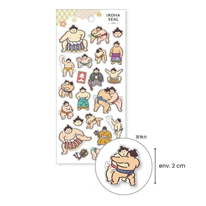 Japanse Sumo stickers