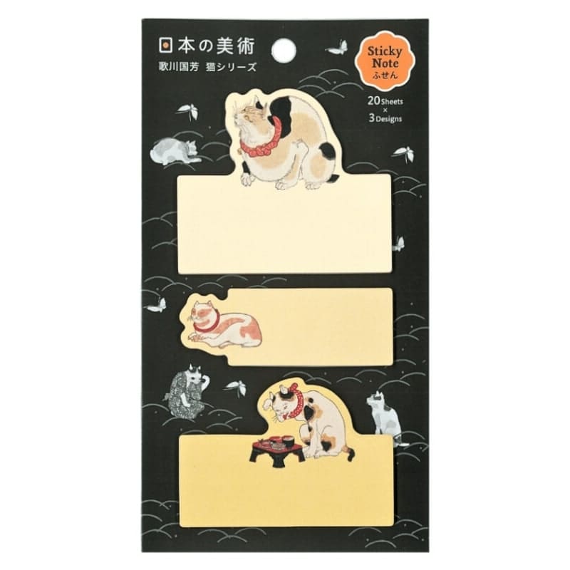 Sticky Notes - Neko door Kuniyoshi