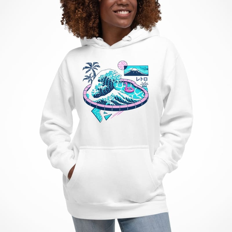 Het grote zwembad van Kanagawa Japans sweatshirt