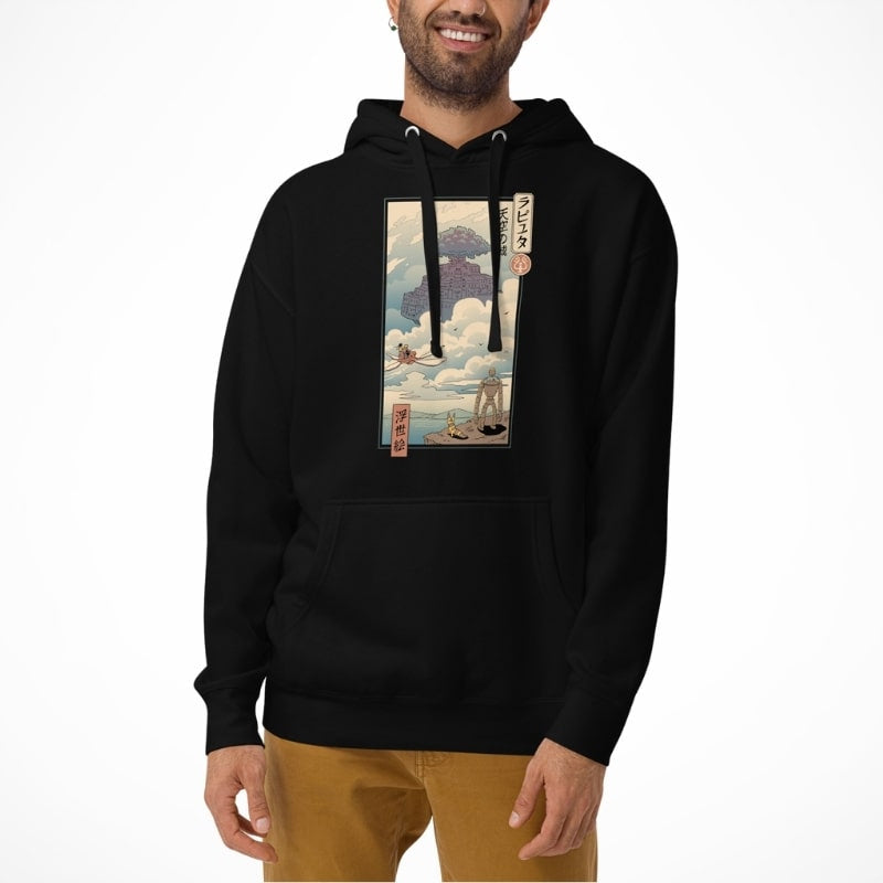 Japans sweatshirt Ukiyo-e Laputa