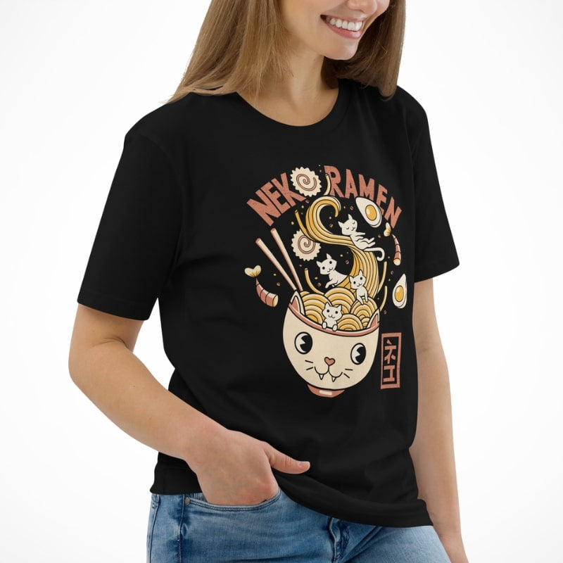 Japans T-shirt Neko Ramen