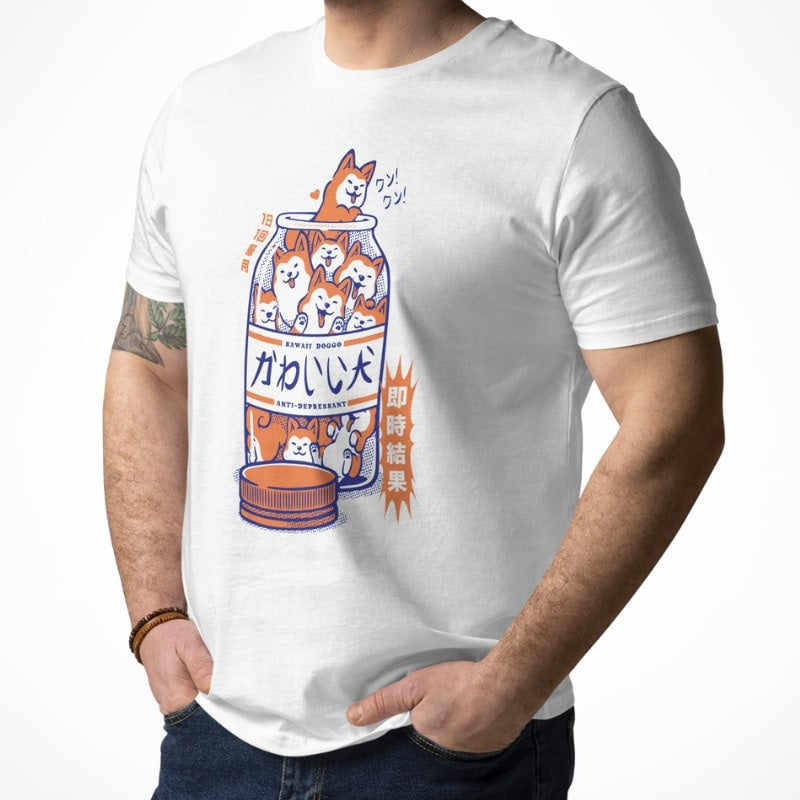 Japans Shiba Anti-Depressiva T-shirt