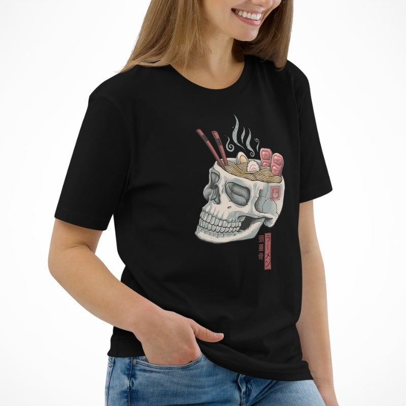 Japans doodshoofd Ramen T-shirt