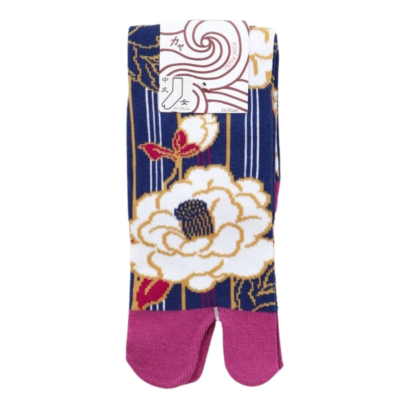 Tabi Sokken - Camellia Design