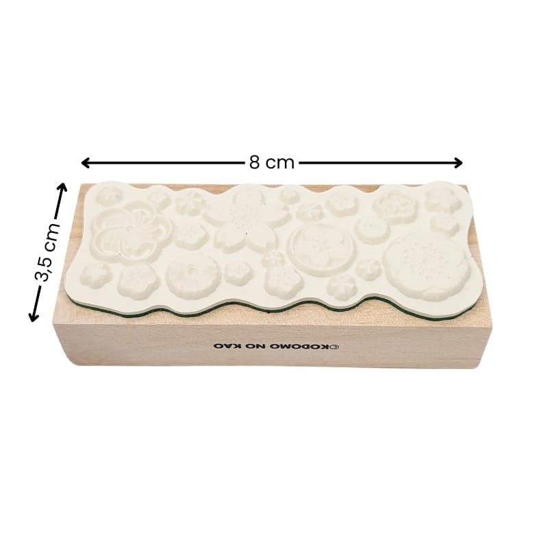 Houten Stempel Japanse Bloemen