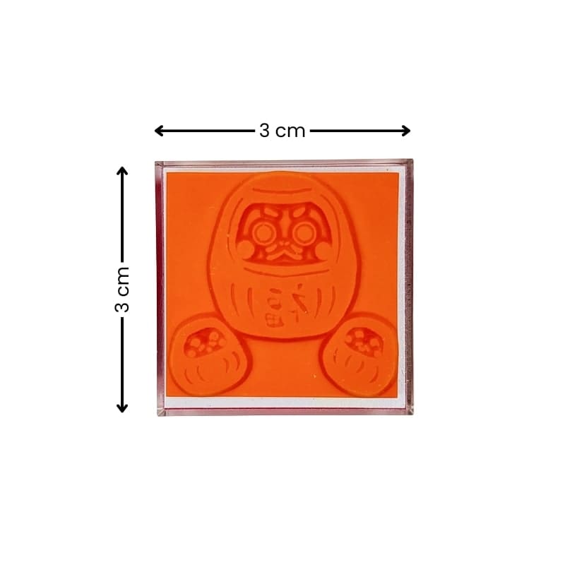 Japanse postzegel Daruma van Tomikohan